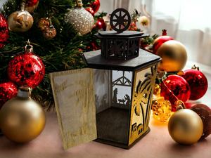 Favores festivos, decoraciones populares para árboles de Navidad, diseños de madera artesanales metálicos en forma de bola, tamaño de Color personalizado, jardín doméstico - Product Image 4