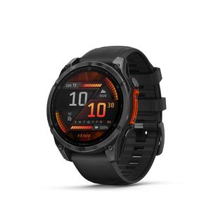 Nuevo Reloj GPS Garmin fenix 8 de 47 mm Multideporte en Gris Pizarra con Correa Negra - Product Image 1