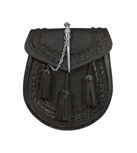 Sacs à main habillées pour hommes de haute qualité nouveau Style Kilt écossais différentes couleurs en cuir Sporran Style écossais basson - Product Image 2