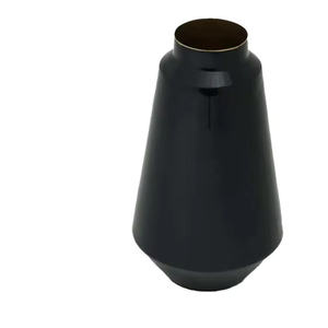 Vase en fer au design moderne 2026, noir émaillé, en forme de bouteille, idéal pour la décoration en gros – Meilleures ventes - Product Image 3