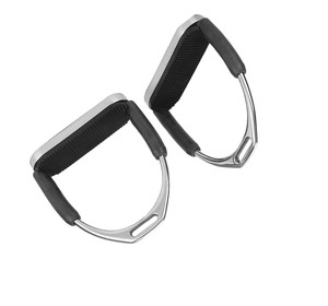 Nouvel arrivage d'étriers d'équitation en acier inoxydable légers réglables poignée de confort fabricant équestre approvisionnement - Product Image 4