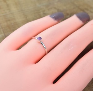 Anillo de amatista 925 Plata de ley sólida Clásico Mejor diseño Piedra preciosa Hecho a mano 925 Plata estampada Joyería de plata de moda - Product Image 3