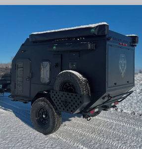 Minicamper Todoterreno Económico, Autocaravana, Remolque de Viaje Tipo Lágrima con Baño, Estándares de Camping, en Venta - Product Image 3