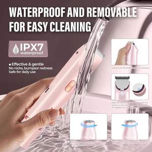 Rasoir double tête pour femme, utilisation humide et sèche, étanche IPX7, tondeuse bikini pour le corps et le visage, lot de 2, utilisation humide/sèche - Product Image 5