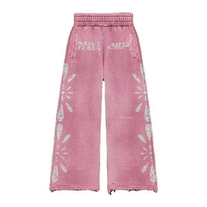 Conjunto Deportivo Unisex de Invierno, Estampado o Liso, de Alta Calidad, Ligero, de Algodón y Felpa, Talla XL, Sudadera Holgada con Capucha y Pantalones de Doble Cintura, Transpirable - Product Image 4