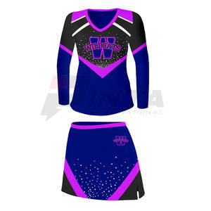 Uniforme de pom-pom girl robuste fabriqué au Pakistan vente en ligne de vêtements de sport - Product Image 6