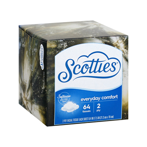 Scottie Eco-Friendly 2-Ply Hypoallergenic Mouchoirs en papier Boîte recyclée douce et résistante pour usage domestique - Product Image 5