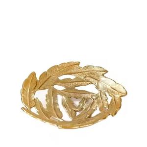 Ramadan Metal Bowl for Dates Dry Fruit Fruit Serving <b>Islamic</b> Tabletop Decoration - Product Image 3