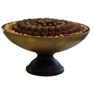 Admirable mesa de diseño decorativo cuenco de chocolate hecho de metal cuenco de chocolate perfecto para catering y ocasiones especiales en venta - Product Image 3