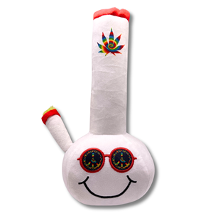 My Name is Billie, Funny Squeaky Weed Dog <b>Toy</b>, Cute Stuffed Parody Pot Bong - Product Image 1