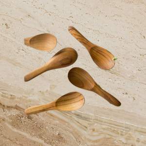 Cuchara de Madera de Teca Javanesa Desechable de Alta Calidad, Resistente al Agua, Apta para Alimentos, Ecológica, Producto para Fiestas de Indonesia - Product Image 6