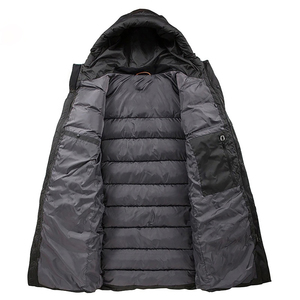 Wholesale OEM Custom Fashion Canvas <b>Long</b> <b>Puffer</b> <b>Jacket</b> Men <b>Women</b> Insulated Custom Front Waterproof Lightweight Men'<b>s</b> <b>Jackets</b> - Product Image 5