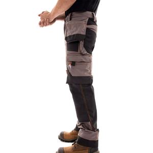 Pantalon de travail léger pour homme, pantalon d'extérieur, patchwork, durable, haute visibilité, résistant, multi-poches, pantalon de sécurité pour homme - Product Image 3