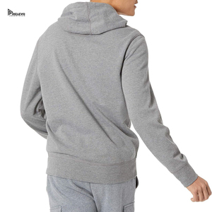 เสื้อสตรีทแวร์ผู้ชายสไตล์วินเทจ ย้อมสีแบบแอซิดวอช ผ้าฝ้าย 100% หนานุ่ม 2 ชิ้น ชุดเซ็ตเสื้อพูลโอเวอร์แบบซิป ทรงหลวมไหล่ตก สีพื้น - Product Image 2