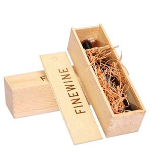 Boîte de présentation de vin gravée avec logo personnalisé au design élégant Boîte en bois hybride en bambou et bois dur - Product Image 4