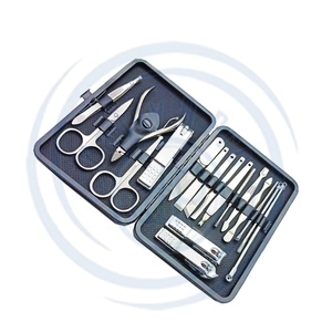 Professional Nail Care Accessory Set Stainless Steel Manicure <b>Pedicure</b> Kit Personal Grooming <b>Tools</b> with Travel Case CE ISO - Product Image 2