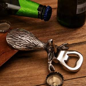 Ouvre-bouteilles en aluminium en forme de cerf, articles de bar en métal, articles de fête pour la maison, l'hôtel, le restaurant - Product Image 4