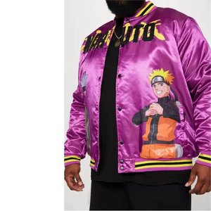 2025 Ronpex International Customizable <b>Men's</b> Wool Letterman <b>Jacket</b> Animal Print Vintage Baseball Design Custom Logo Quick Dry - Product Image 6