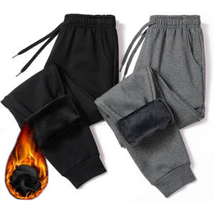 กางเกงกีฬาขายาวของผู้ชายกางเกงวอร์มทรงแบ็กกี้ยิมกางเกงลำลองเอวกลางแบบลำลองออกแบบโลโก้ได้ตามต้องการ - Product Image 4