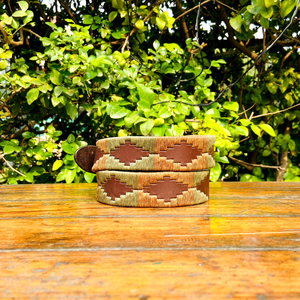 Ceinture en cuir de buffle d'eau véritable vintage 35 mm, fil ciré, boucle en laiton massif OEB, style décontracté, design argentin, ceinture authentique - Product Image 2