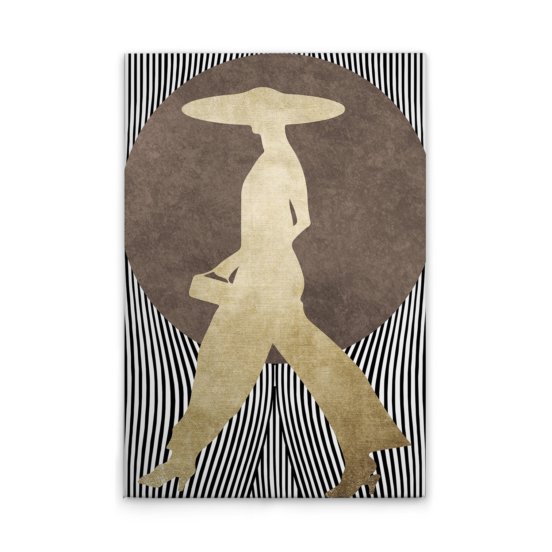 Brown, Black, White, Gold