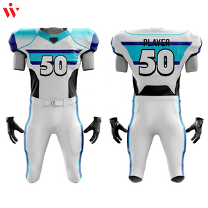 ชุดอเมริกันฟุตบอลชุดเสื้อผ้ากีฬาทำจากโพลีเอสเตอร์ระบายอากาศพิมพ์โลโก้ตามสั่งขนาดใหญ่พิเศษ - Product Image 4