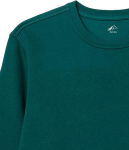 Sudadera básica de mezcla de algodón para hombre, sudadera lisa al por mayor a granel para imprimir - Product Image 3