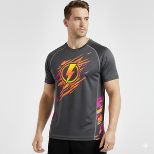 Camiseta de Cuello Redondo para Hombre, Uso Diario Básico, Mezcla de Algodón Suave y Ligera, Manga Corta, Cómoda, Estilo de Moda Masculina con Estampado Personalizado - Product Image 5