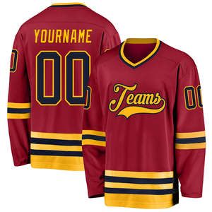 Custom Sublimation Ice Hockey Jersey Team Name Sublimated Low Price High Quality Ice Hockey Wear Sports Uniform - Product Image 5