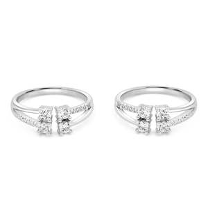 NOVAMART Fine <b>Gold</b>-Plated Copper <b>Toe</b> <b>Rings</b> for Wedding Engagement Gifts by Zarkan Beauty Blocks Wholesale Export - Product Image 1