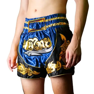 Durable MMA Sanda Boxing and Muay Thai Gear para hombres Hot Sportswear Shorts para entrenamiento y competición con servicio OEM - Product Image 5