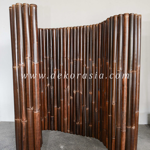 Rouleau de clôture en bambou noir pour décoration de clôture de jardin, rouleau de clôture en bambou personnalisé de différentes tailles - Product Image 2