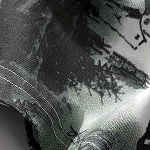 T-shirts oversize pour hommes BRAVE en coton 100% - Tissu doux, coupe ample, léger, respirant, style streetwear, confortable pour les voyages - Product Image 4