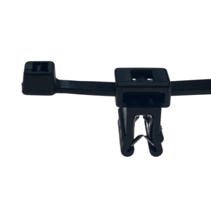 وصلات كبل مشبك حافة EC4 أسود من النايلون المحمي ، 66 من UL ، من خلال قفل ذاتي ، لوحة 1-3 من UL - Product Image 3