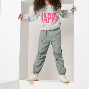 Pantalones de chándal Cargo Ropa de mujer Pantalones cargo holgados de cintura alta con múltiples bolsillos para mujer - Product Image 6