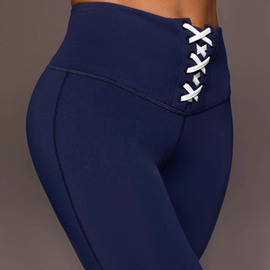 Mallas deportivas personalizadas de cintura alta para yoga y levantamiento de glúteos para mujer, pantalones deportivos para entrenamiento físico, ropa deportiva para mujer - Product Image 6