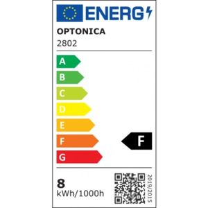 Optonica 2802 esterno LED plafoniera 8W 600lm 4500K IP54 Design ovale con temperatura di colore 4500K per uso interno esterno - Product Image 2