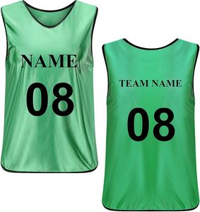 Ropa de entrenamiento transpirable Ropa de fútbol Baberos de entrenamiento Ropa deportiva de entrenamiento alto Camiseta de fútbol Camisetas de fútbol Ropa Uniformes Chaleco - Product Image 5