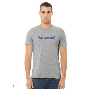 T-shirt de sport décontracté confortable gris, style actif, respirant, 100% coton - Product Image 4