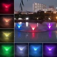 Fuente Flotante Decorativa para Exteriores con Diseño GRATUITO, Pequeña Fuente Flotante para Golf, Aireador de Estanque