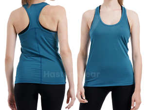 New Top Sale Women's <b>Tank</b> Tops High Quality Breathable Polyester/Cotton Front Logo Casual Wear Low Price Made in Pakistan - Product Image 2
