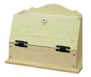 Best Selling Kitchen Food Storage 2 Tier <b>Wooden</b> Food <b>Box</b> Acacia Wood <b>Bread</b> Bin <b>Box</b> Natural Polished - Product Image 3