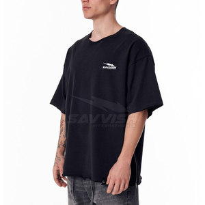 T-shirt surdimensionné à séchage rapide en tissu doux, couleur personnalisée, dernier design, pour usage extérieur - Product Image 4