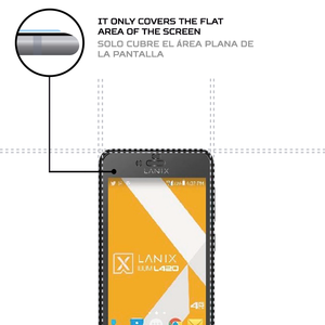ฟิล์มกันรอยหน้าจอ ANTISHOCK สำหรับฟิล์มป้องกันโทรศัพท์ระดับพรีเมียมแลนิกซ์ อิลิอุม L420 - Product Image 3