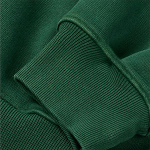 Sweat-shirt thermique 100% coton, poids lourd, logo en relief, col rond, sweat-shirt de jogging, coupe ample, sweat-shirt surdimensionné pour homme - Product Image 4