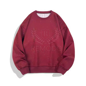 Meilleures ventes sweat-shirt avec strass pour hommes sweat-shirt avec strass pour hommes de haute qualité sweat-shirt avec strass pour hommes personnalisés - Product Image 1