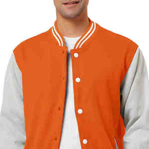 2025 Producto de tendencia Chaqueta de béisbol para hombre Letterman, chaqueta universitaria de satén de dos colores, chaqueta universitaria con logotipo personalizado - Product Image 5