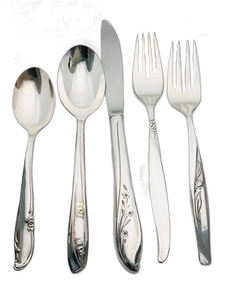 Juego de cubiertos de metal de nuevo diseño de fabricante y exportador de acero inoxidable decorativo superior de cocina fuerte - Product Image 3