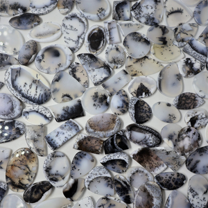 Cabochon d'opale naturelle Dendrite Pierres précieuses en vrac Cabochon lisse unique Dendrite Opale Cabochon pour la fabrication de bijoux - Product Image 6