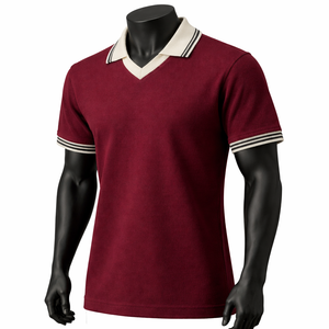 Camiseta Polo Personalizada para Hombre, Algodón y Poliéster, Manga Corta, Estilo Casual, Diseño Retro, Proveedor al por Mayor OEM ODM - Product Image 3